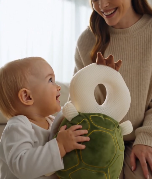 Baby-Kopfschutzkissen 1–3y- Sicherheits-Eckenschutz gegen Stürze und Rückenverletzungen, Engel-Biene Kantenschutz,